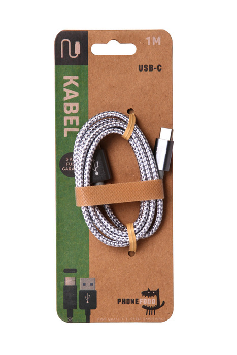 USB-A til USB-C kabel - 1 meter